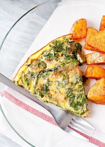 Frittata de chou frisé