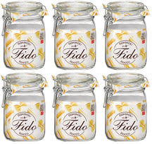 Bormioli Rocco Weckjars Fido 11 x 11 cm / 1 litre - 4 pièces