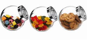 Bormioli Rocco Pot de conservation Pandora - ø 18 cm / 2 Litre - 3 pièces