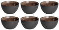 Studio Tavola Assiettes Dark Brown ø 14 cm - 6 pièces