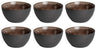 Studio Tavola Assiettes Dark Brown ø 14 cm - 6 pièces