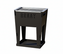 Design Zwart Gecoate Barbecue - Braay - Houtskool BBQ - 30x40x50 cm
