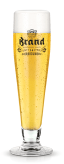 Verre à Bière de Marque Pils sur Pied - 250 ml