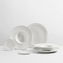 Ensemble de pâtes Broste Copenhagen Stevns 6 pièces / 2 personnes - 2 assiettes à pâte, 2 assiettes à diner et 2 petite assiettes