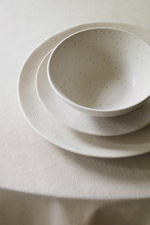 Ensemble de vaisselle Broste Copenhagen Nordic Vanilla 12 pièces / 4 personnes - 4 assiettes à diner, 4 assiettes à petit-déjeuner et 4 bols
