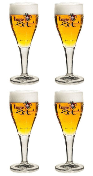 Ensemble de verres à bière Brugse Zot - 330 ml - 4 pièces