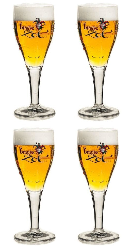 Ensemble de verres à bière Brugse Zot - 330 ml - 4 pièces