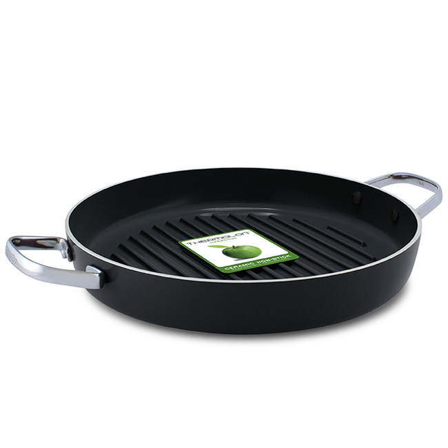 Poêle à griller GreenPan Essentials - ø 28 cm - Revêtement antiadhésif en céramique