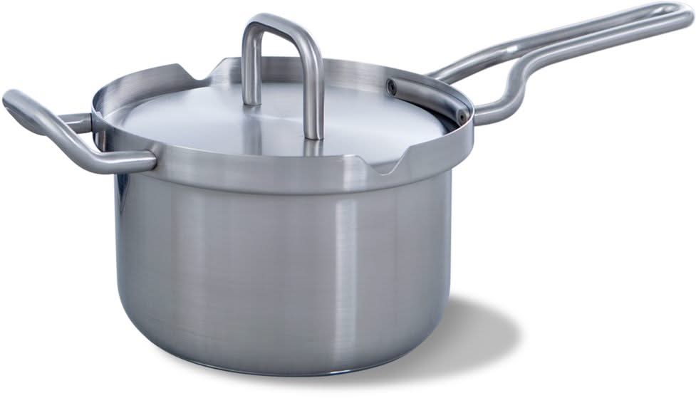 Casserole en acier BK - avec couvercle - Q-Linair Master en acier inoxydable - ø 16 cm / 2 litres