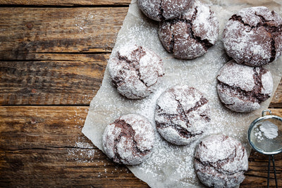 Biscuit froissé au chocolat