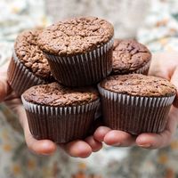 Muffins au chocolat et à la banane