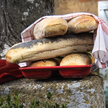 Emile Henry Moule à pain Ciabatta Fusain