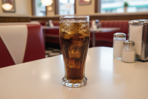 Verres Coca-Cola - Verres à long drink - Verres à boissons gazeuses - Crown Cap - 350 ml - Lot de 4