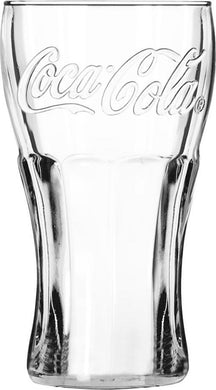 Verre Coca Cola - Verres longdrink - Verres à soda - Transparent 370 ml - 4 pièces