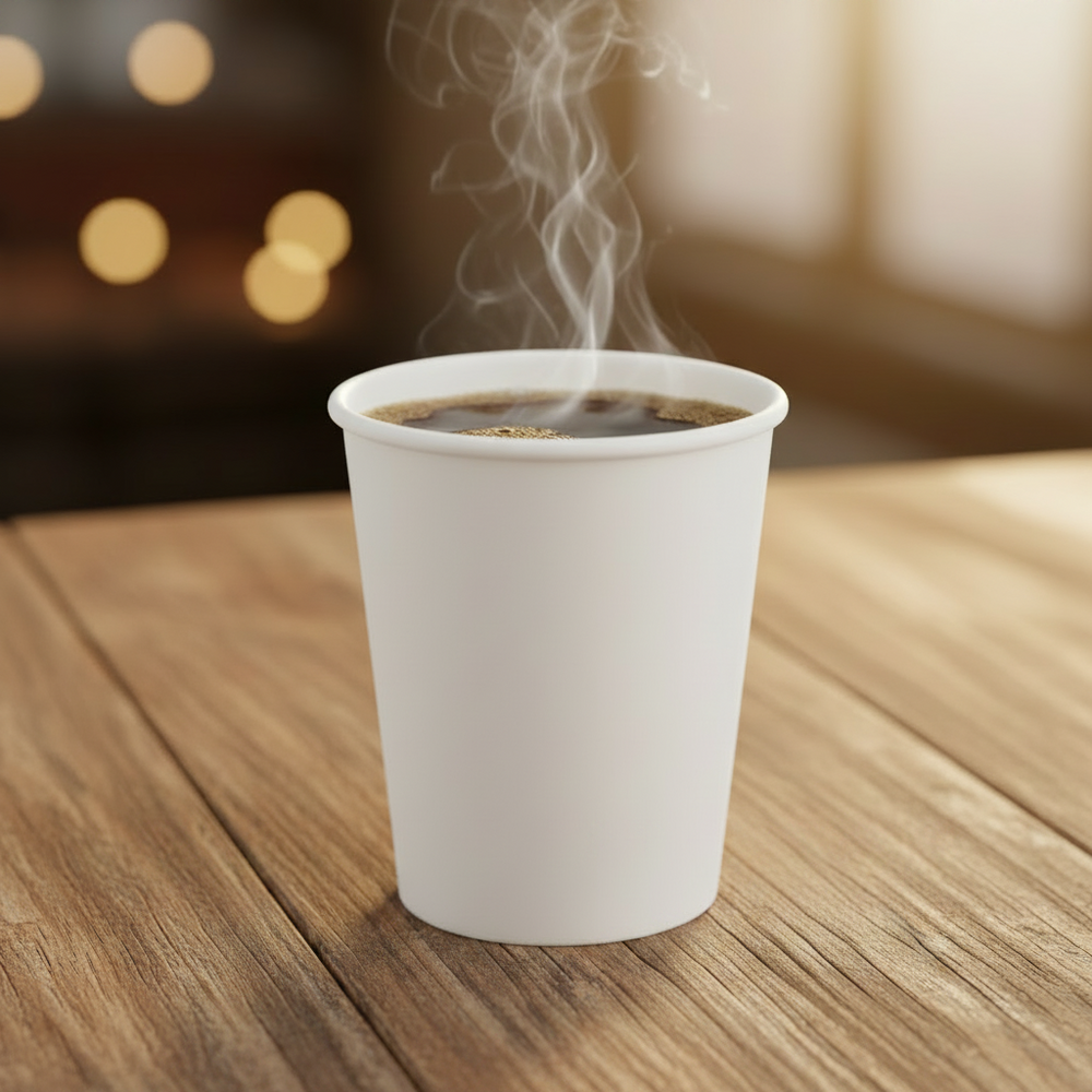 Ensemble de gobelets à café Cookinglife - Gobelets en carton - 230ml - 50 pièces