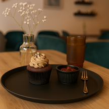 Plateau de service Cookinglife - Antidérapant - Bar Essential - Ø 35,5 cm
