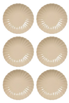 Assiettes creuses / Assiettes à pâtes Cookinglife Cardida Beige ø 20 cm - 6 pièces