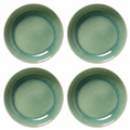 Assiettes creuses Cookinglife / Assiettes à pâtes Serene Green ø 23 cm - Faïence - 4 pieces