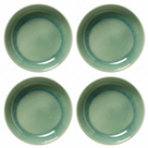 Assiettes creuses Cookinglife / Assiettes à pâtes Serene Green ø 23 cm - Faïence - 4 pieces