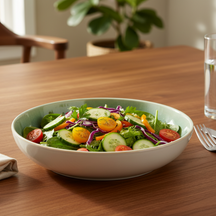 Assiettes creuses Cookinglife / Assiettes à pâtes Serene Green ø 23 cm - Faïence - 4 pieces