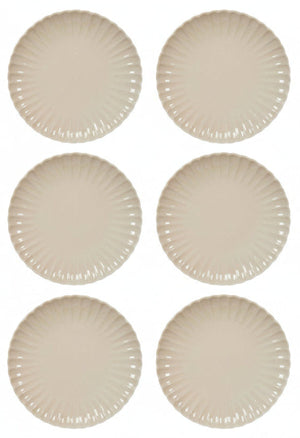Assiettes à dîner Cookinglife Cardida Beige ø 26 cm - 6 pièces
