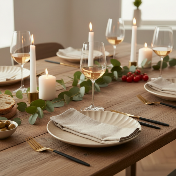 Assiettes à dîner Cookinglife Cardida Beige ø 26 cm - 6 pièces