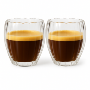 Verre à espresso Cookinglife double paroi Pumpkin 80 ml - 2 pièces