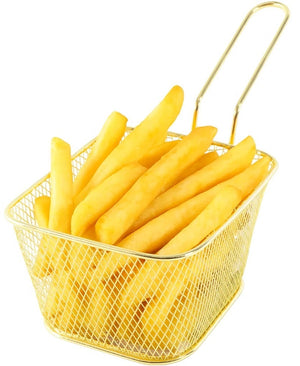 Panier à frites Cookinglife - Panier à snacks - Or - 14 x 11 x 7 cm
