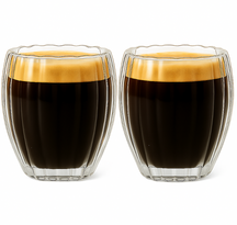 Verre à café/thé Cookinglife double paroi Pumpkin 260 ml - 2 pièces