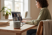 Set de tasses a cafe Cookinglife - Cappuccino - Koffietijd - 260 ml - 6 pieces