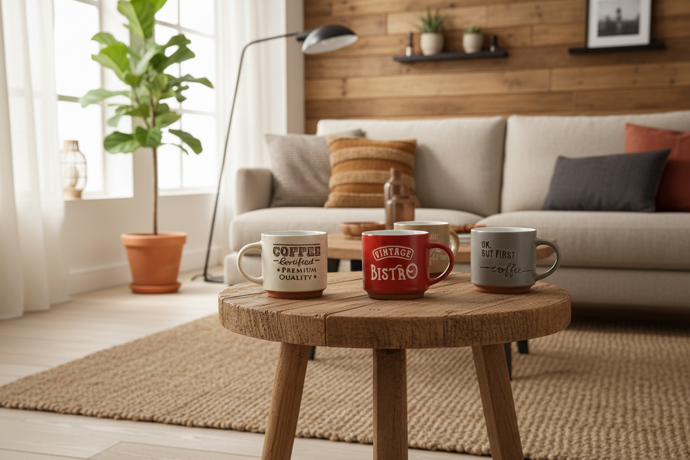 Set de tasses a cafe Cookinglife - Cappuccino - Koffietijd - 260 ml - 6 pieces