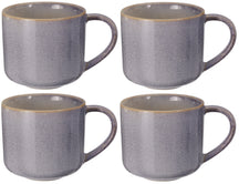 Ensemble de mugs à café Cookinglife - en faïence - Serene - 330 ml - 4 pièces