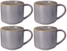 Ensemble de mugs à café Cookinglife - en faïence - Serene - 330 ml - 4 pièces