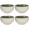Bols à soupe Cookinglife Serene Green ø 14 cm - Faïence - 4 pieces