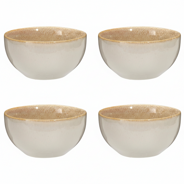 Bols à soupe Cookinglife Serene Sand ø 14 cm - Faïence - 4 pieces