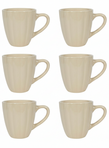 Tasses Cookinglife Cardida Beige 350 ml - 6 pieces