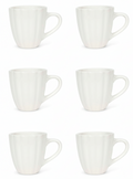 Mugs Cookinglife Cardida Off White 350 ml - 6 pièces