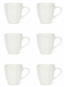 Mugs Cookinglife Cardida Off White 350 ml - 6 pièces