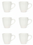 Mugs Cookinglife Cardida Off White 350 ml - 6 pièces