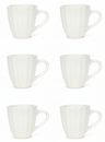 Mugs Cookinglife Cardida Off White 350 ml - 6 pièces