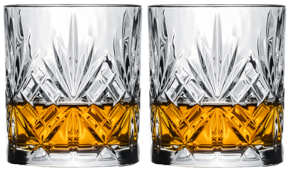 Cookinglife Verres à Whisky / Verres à Cocktail / Verres à Eau Moy - 340 ml - 2 pièces