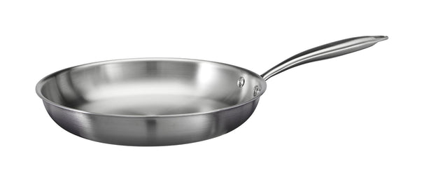 Poêle à frire en acier inoxydable de qualité supérieure, 20 cm de diamètre, compatible avec toutes les sources de chaleur, sans revêtement antiadhésif - Cookinglife