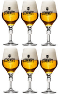 Ensemble de verres à bière Cornet - en verre - Cornet - 330 ml - 6 pièces