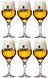 Ensemble de verres à bière Cornet - en verre - Cornet - 330 ml - 6 pièces