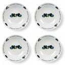 Cosy & Trendy Assiette Creuse / Assiette à Moules Deco ø 23 cm - 4 Pièces