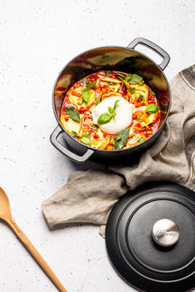 Cosy & Trendy Fontestic Cocotte en Fonte Noir Ø 24 cm / 4,6 Litres - Émaillée