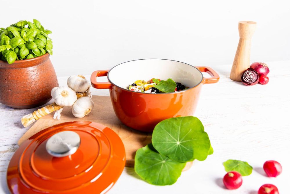 Cosy & Trendy Poêle Fontestic Fonte Rouille Ø 28 cm / 8 Litres - Émaillée