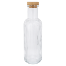 Carafe à eau Cosy & Trendy - Carafe avec bouchon en liège - Raya - Transparent - 1 litre