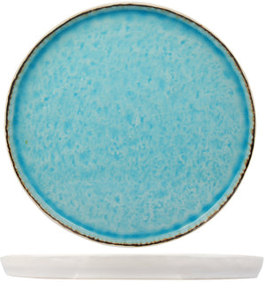 Set d'assiettes Cosy & Trendy - en gres - Laguna Azzurro - Ø27 cm - 4 pièces