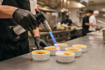 Brûleur à crème brûlée Hendi - Chalumeau de cuisine - 15,5 cm